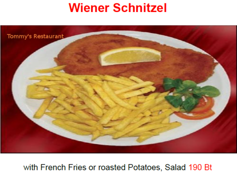 Schnitzel,WienerSchnitzel,restaurantbanchang,tommysrestaurant,restaurant,banchang,rayong